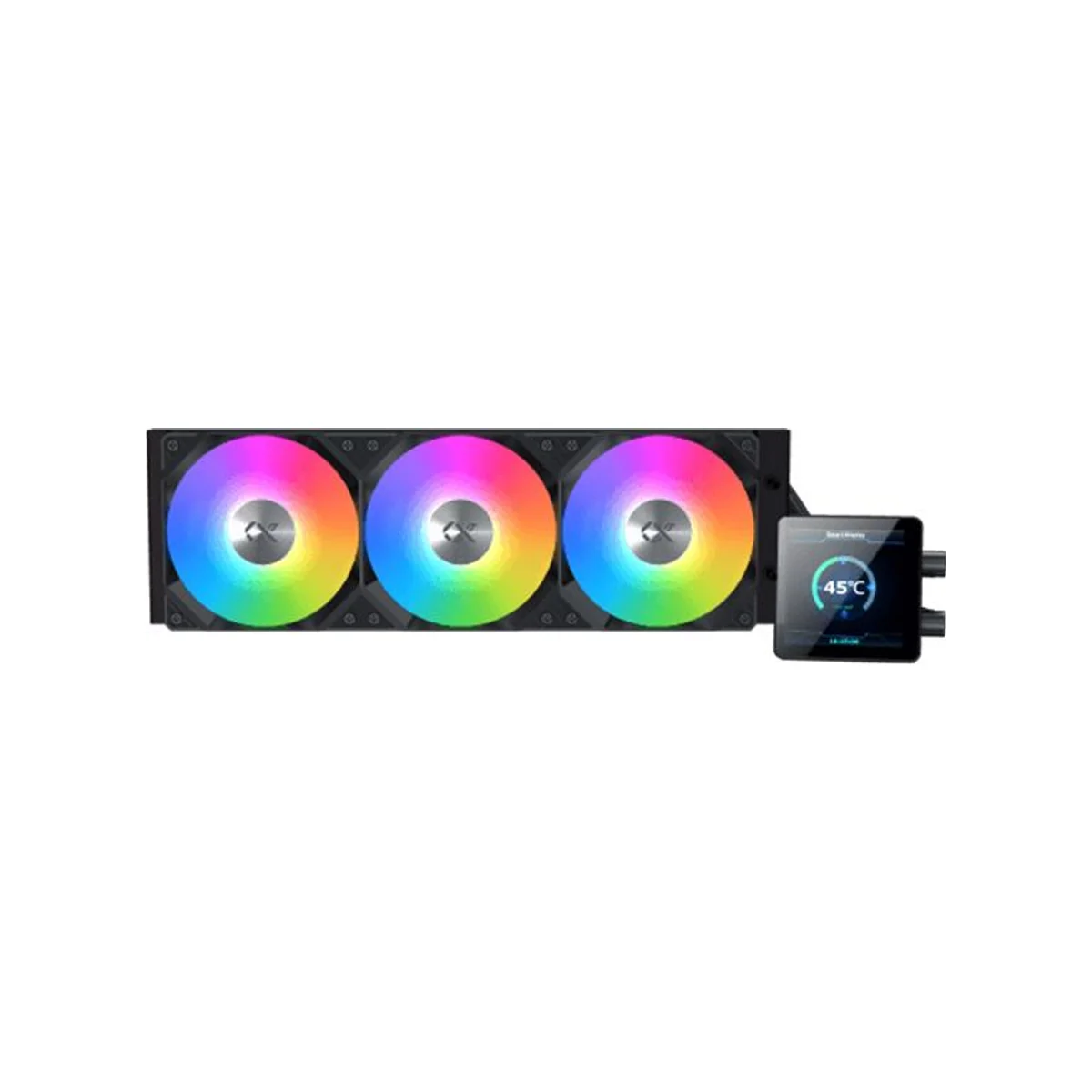 XIGMATEK Connect 360 Smart LCD ARGB CPU Liquid Cooler - Black - EN45233 view 2