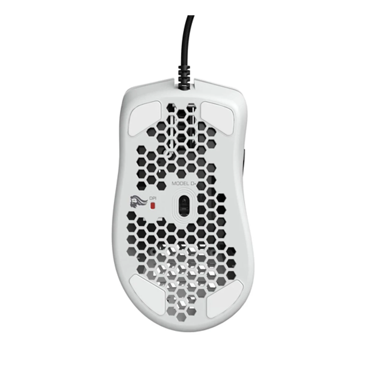 GLORIOUS Model D Minus Gaming Mouse - Matte White (Small to Medium Hands, 61g, 12000 DPI, Omron Switches) - GLO-MS-DM-MW view 5