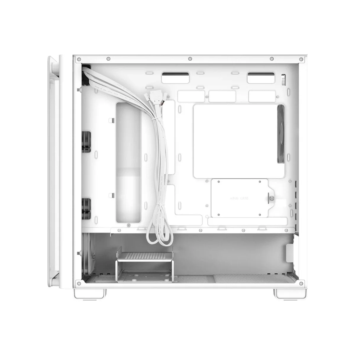 ASUS A23 PLUS Tempered Glass ARGB MicroATX Gaming Case - White - 90DC00K3-B19010 view 4