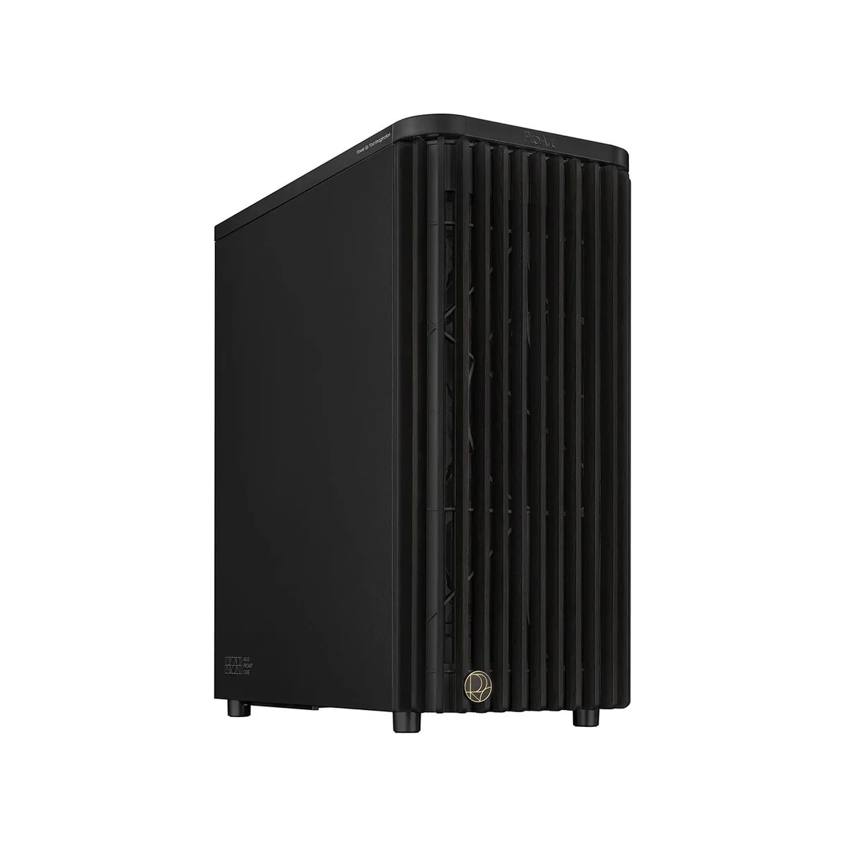 Asus ProArt PA401 Edition Metal Panel Wood Edition ATX Gaming Case - Black - 90DC00M0-B39010