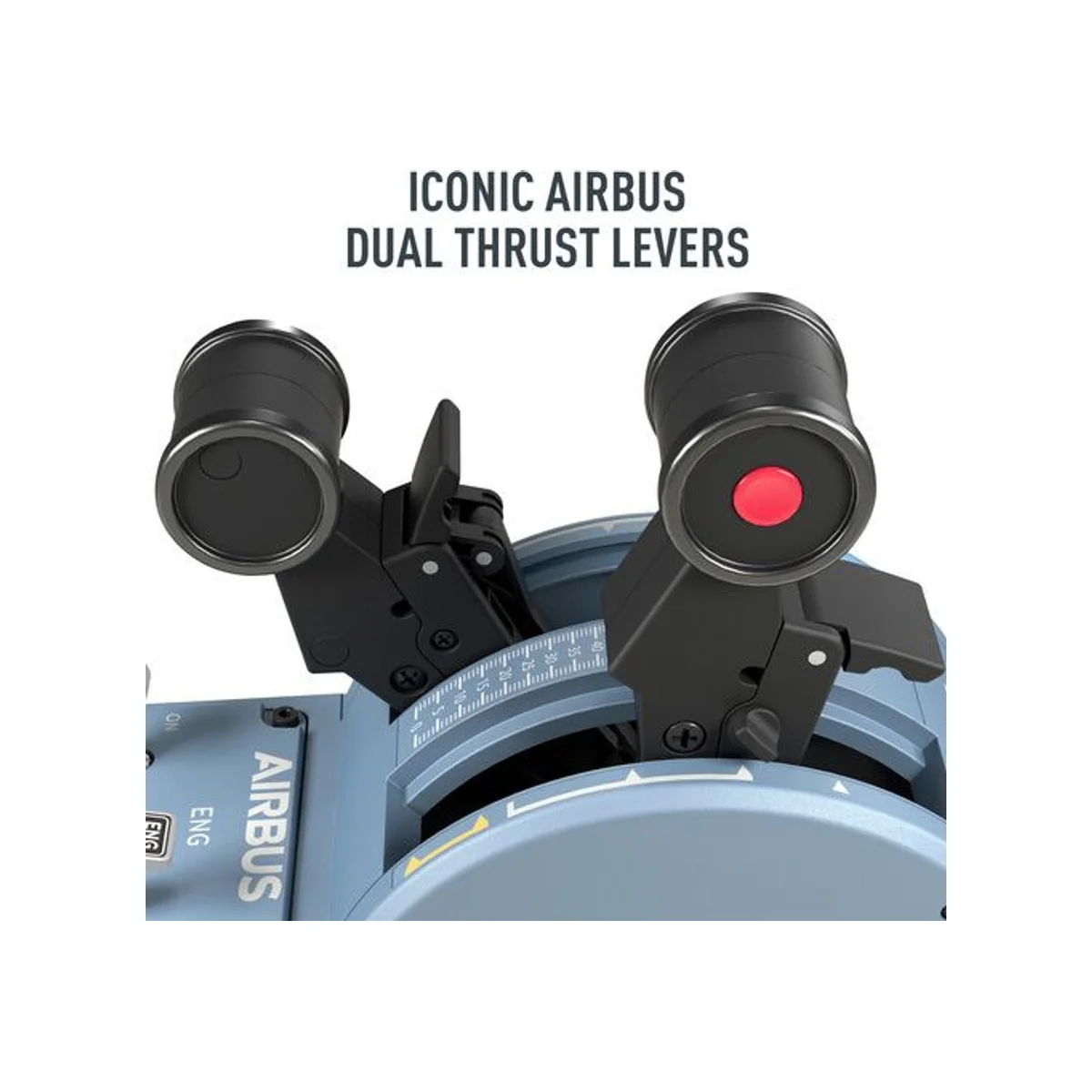 Thrustmaster TCA Quadrant Airbus Edition Joystick - Blue (14-Bit Resolution, Thrust Reverser, Airbus Controls) - TM-JSTK-TCA-QUAD view 6