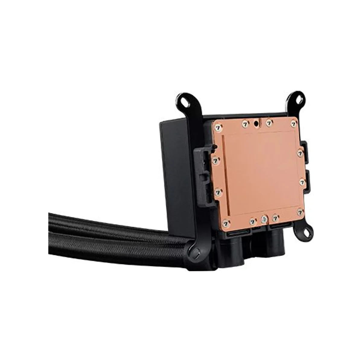 Asus ProArt LC 420 All-In-One CPU Liquid Cooler - Black (140mm Fans, Copper Block, Sleeved Tubing) - 90RC00N0-M0UAY0 view 5
