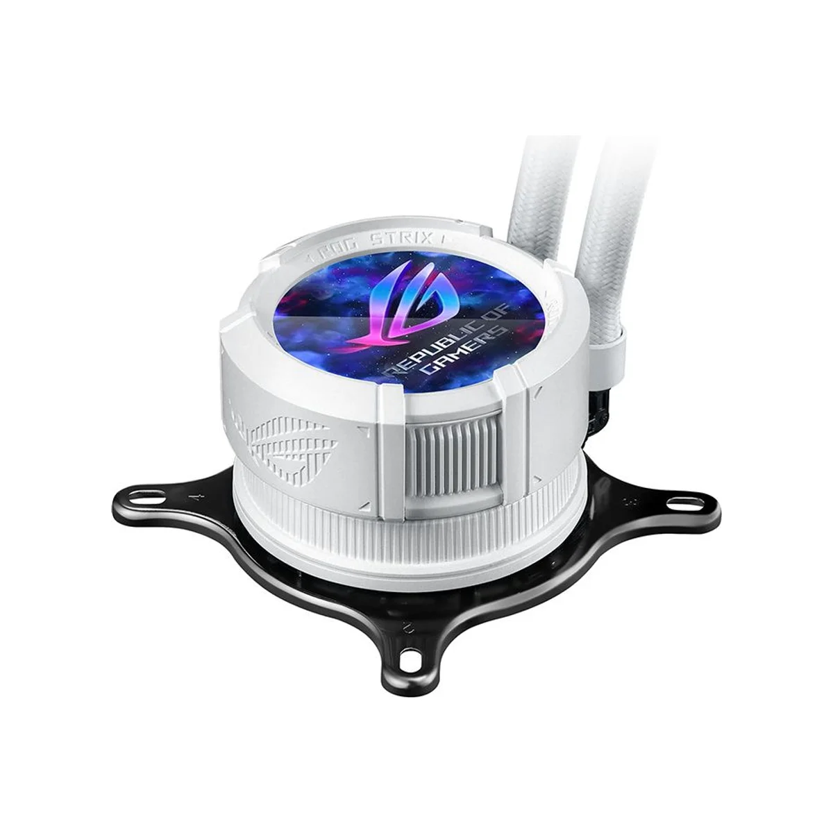 ASUS ROG STRIX LC III LCD 360mm ARGB CPU Liquid Cooler - White - 90RC00W2-M0UAY0 view 3