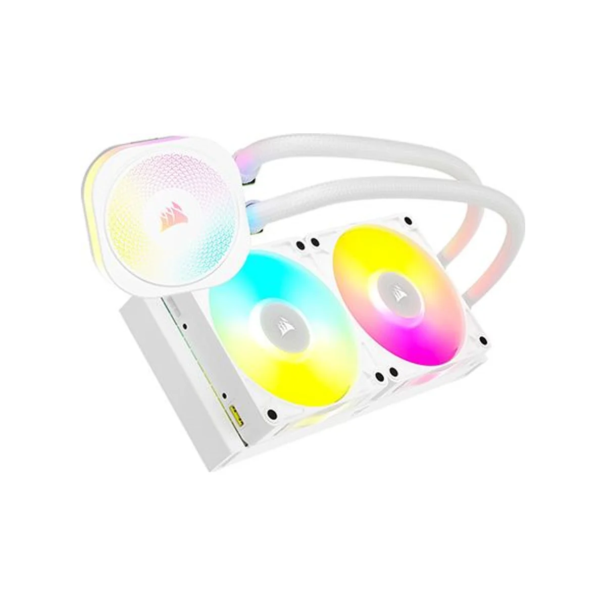 CORSAIR iCUE LINK TITAN 240 RX RGB AIO Liquid CPU Cooler - White - CW-9061020-WW view 2