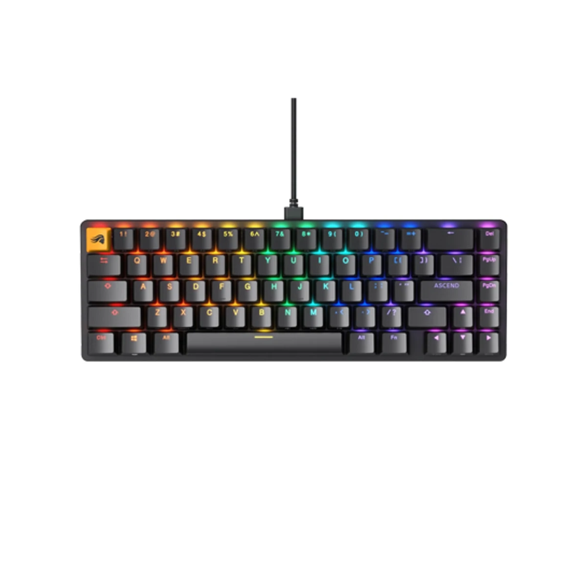 Glorious GMMK 2 65% Fox Switches Mechanical keyboard - Black | GLO-GMMK2-65-FOX-B
