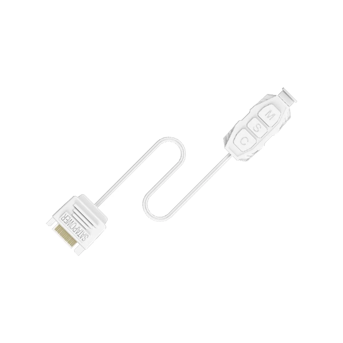 Xigmatek ICover II MB 24P ARGB LED PSU Cable Cover Kit - White | EN45790 view 4