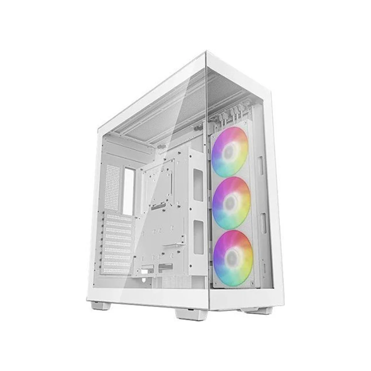 DeepCool CH780 Dual Chamber ARGB Panoramic ATX Gaming Case - White - R-CH780-WHADE41-G-1