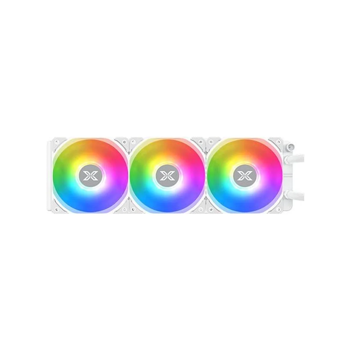 XIGMATEK Liquid Killer X 360 Arctic Liquid Cooler - White (Copper Cold Plate, 3x 120mm ARGB Fans, 1800 RPM, 82.2 CFM) - EN40214 view 2