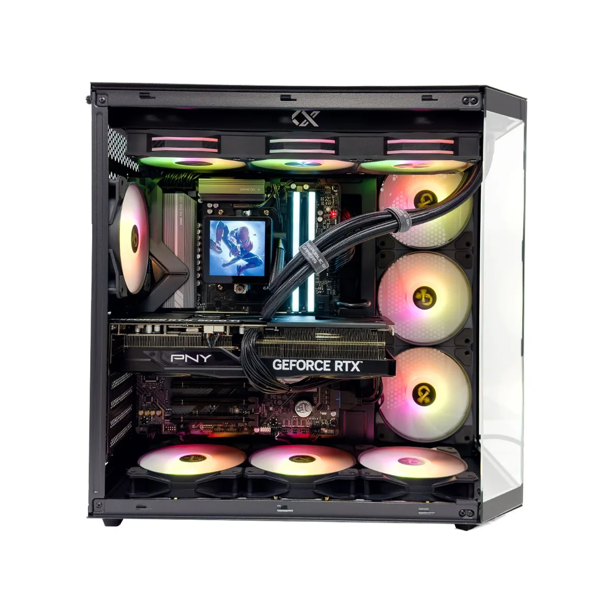Gaming PC Aquarium (Ryzen 7 9800X3D, 32GB DDR5, RTX 5070 Ti 16GB) - Gaming_PC_Aquarium view 3