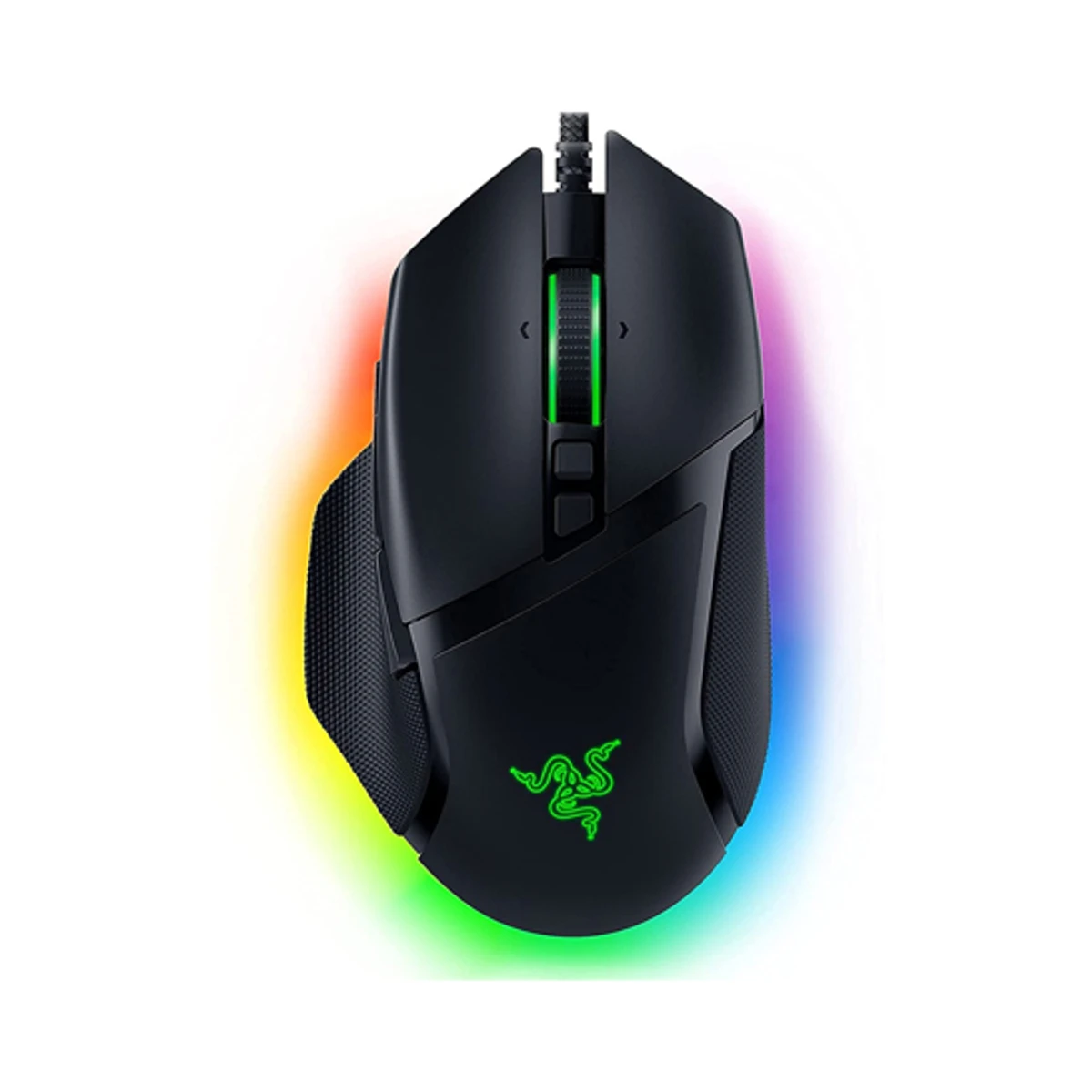 Razer Basilisk V3 Chroma RGB Ergonomic Wired Gaming Mouse - Black (11 Programmable Buttons, 26000 DPI, 70M Click Lifecycle) - RZ01-04000100-R3M1