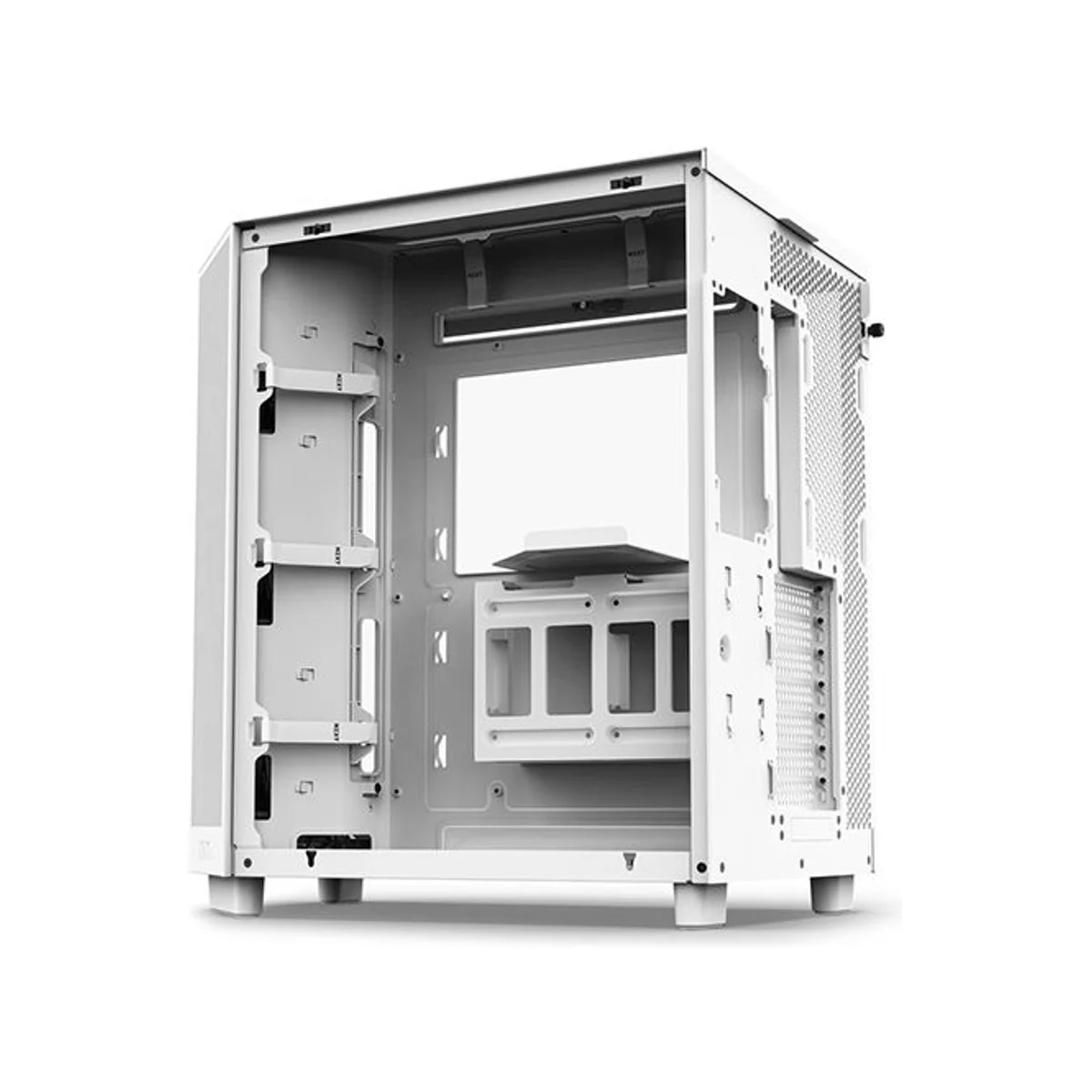 NZXT H6 Flow RGB ATX Dual-Chamber Mid Tower Gaming Case – White - CC-H61FW-R1 view 6