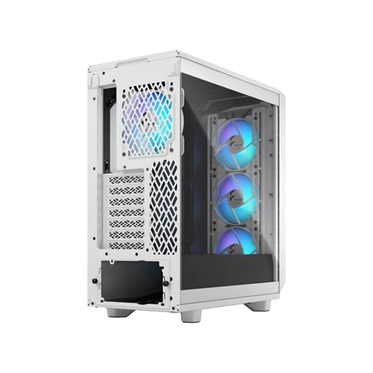 Fractal Meshify 2 Compact Clear Tint Tempered Glass RGB ATX Gaming Case - White - FD-C-MES2C-08 view 6