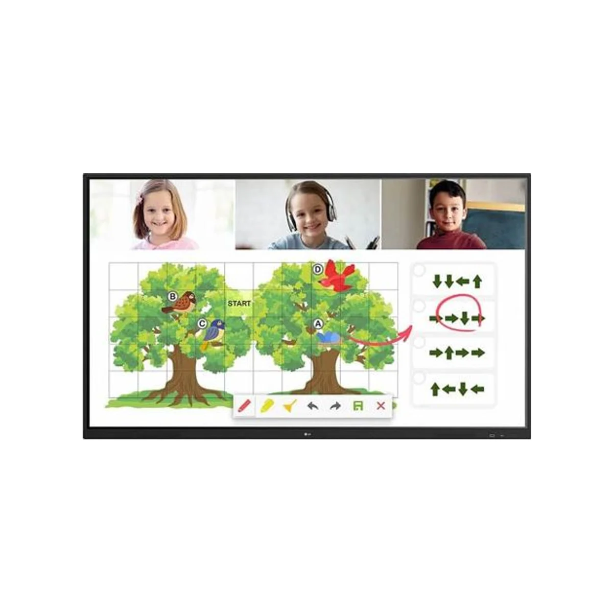 LG 65TR3DJ-B 65-Inch Interactive UHD Display (IPS, 3840 x 2160, 390 nits, 20-Point Touch) - 65TR3DJ-B