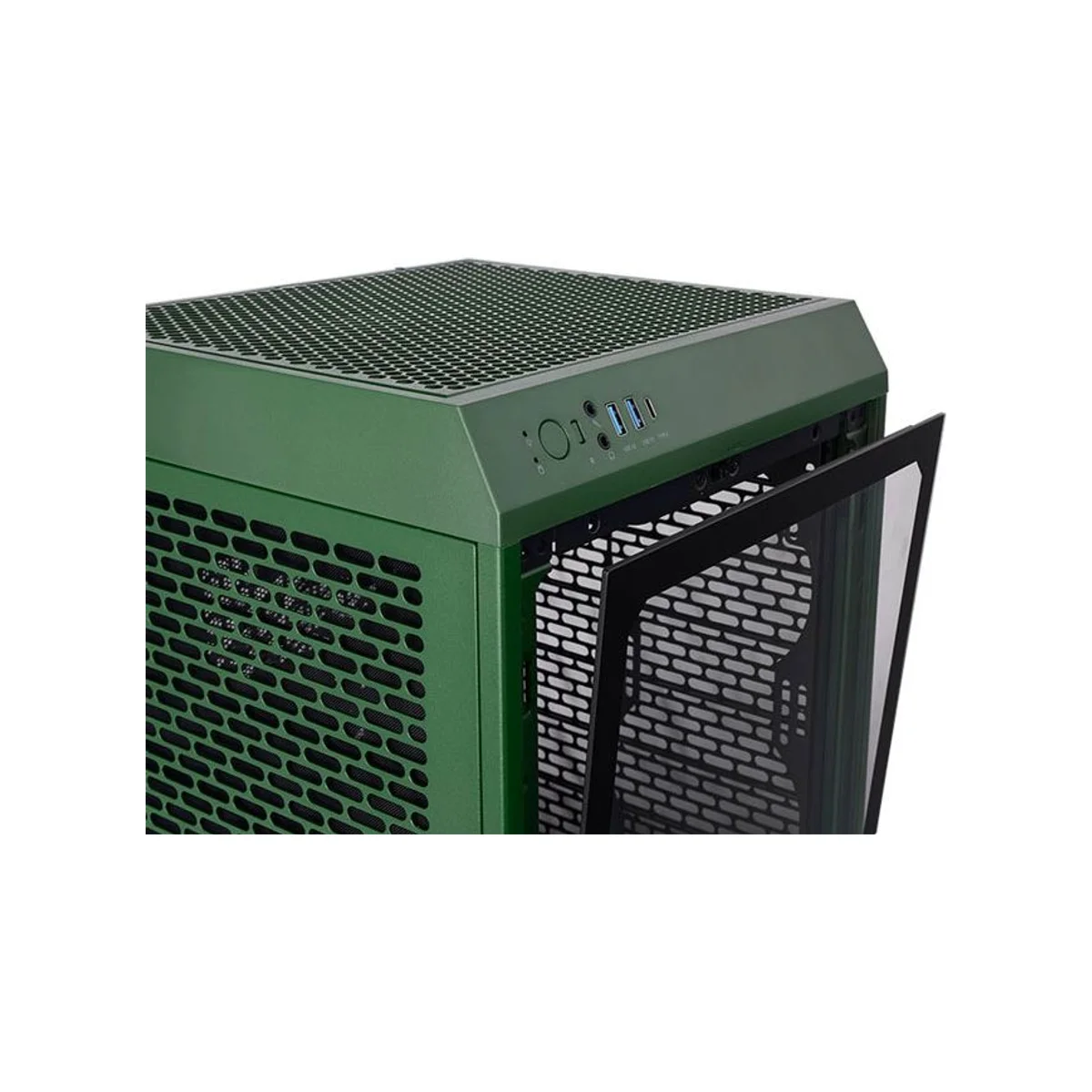 Thermaltake The Tower 200 Racing Mini-ITX Gaming Case - Green - CA-1X9-00SCWN-00 view 6