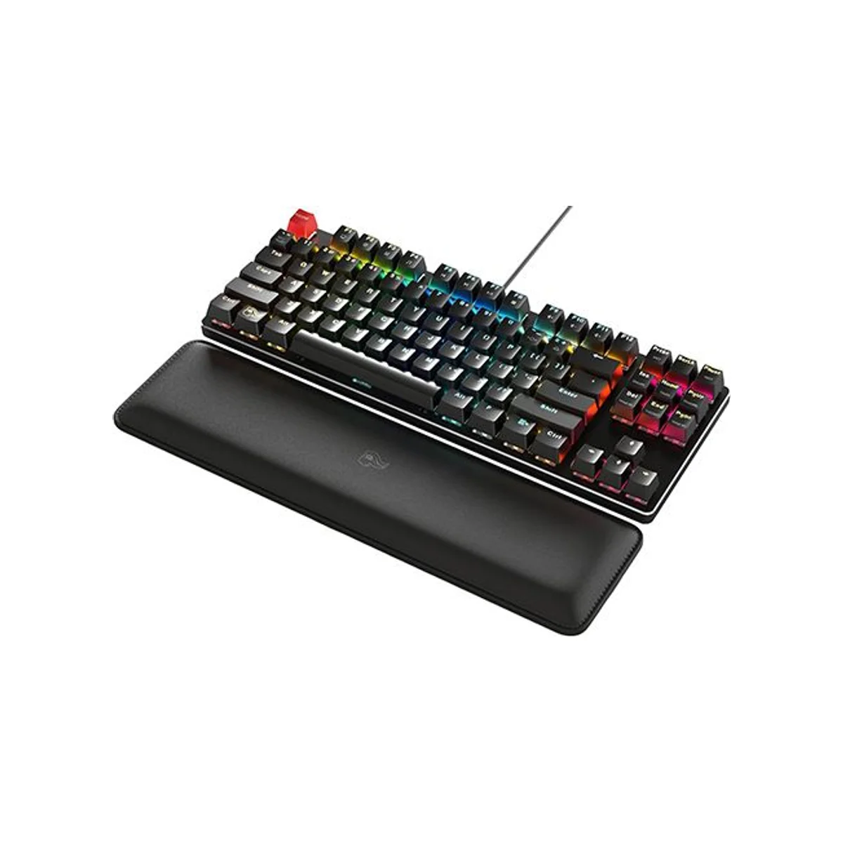 Glorious GSW-87 STEALTH Keyboard Slim Wrist Rest (Black, Slim) - GSW-87 view 3