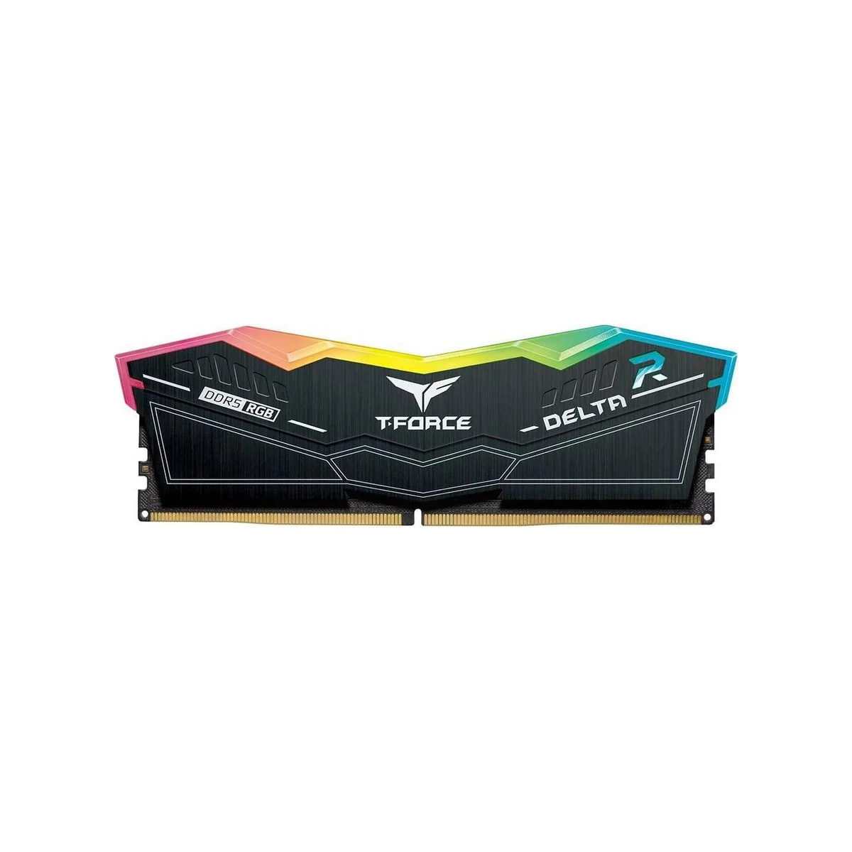 TeamGroup T-Force Delta 64 GB (2X32) DDR5 6000MHz RAM Memory (CL38, RGB, Black) – FF3D564G6000HC38ADC01 view 2