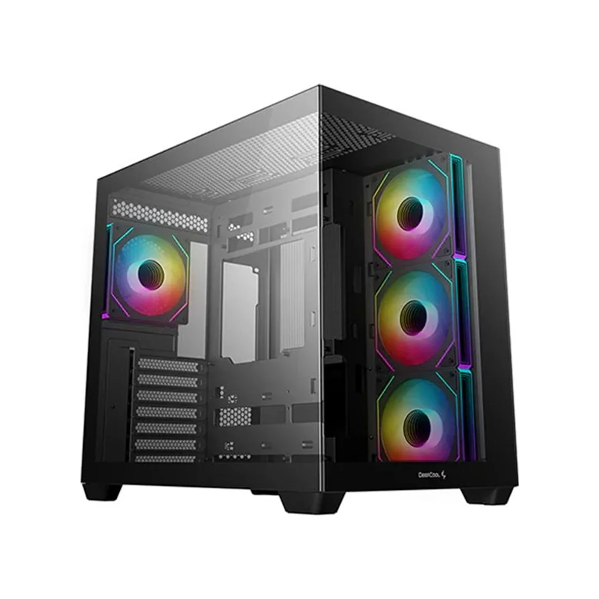 DeepCool CG530 4F Tempered Glass Mid-Tower Gaming Case - Black - R-CG530-BKADA4-G-1