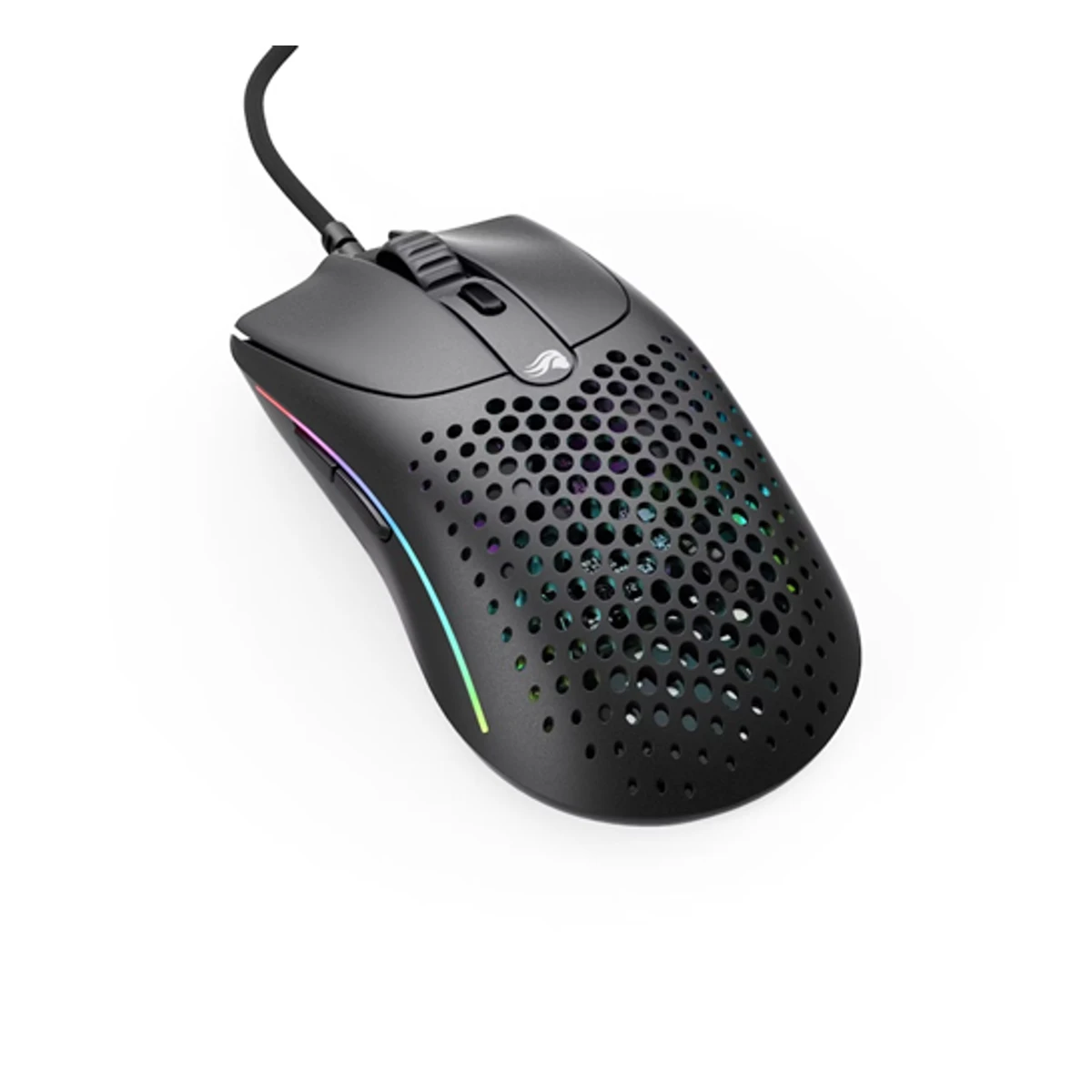 Glorious Model O 2 RGB Wired Optical Gaming Mouse - Matte Black (BAMF 2.0 Sensor, 80M Click Switches, 650 IPS, 16.8M RGB) - GLO-MS-OV2-MB view 2
