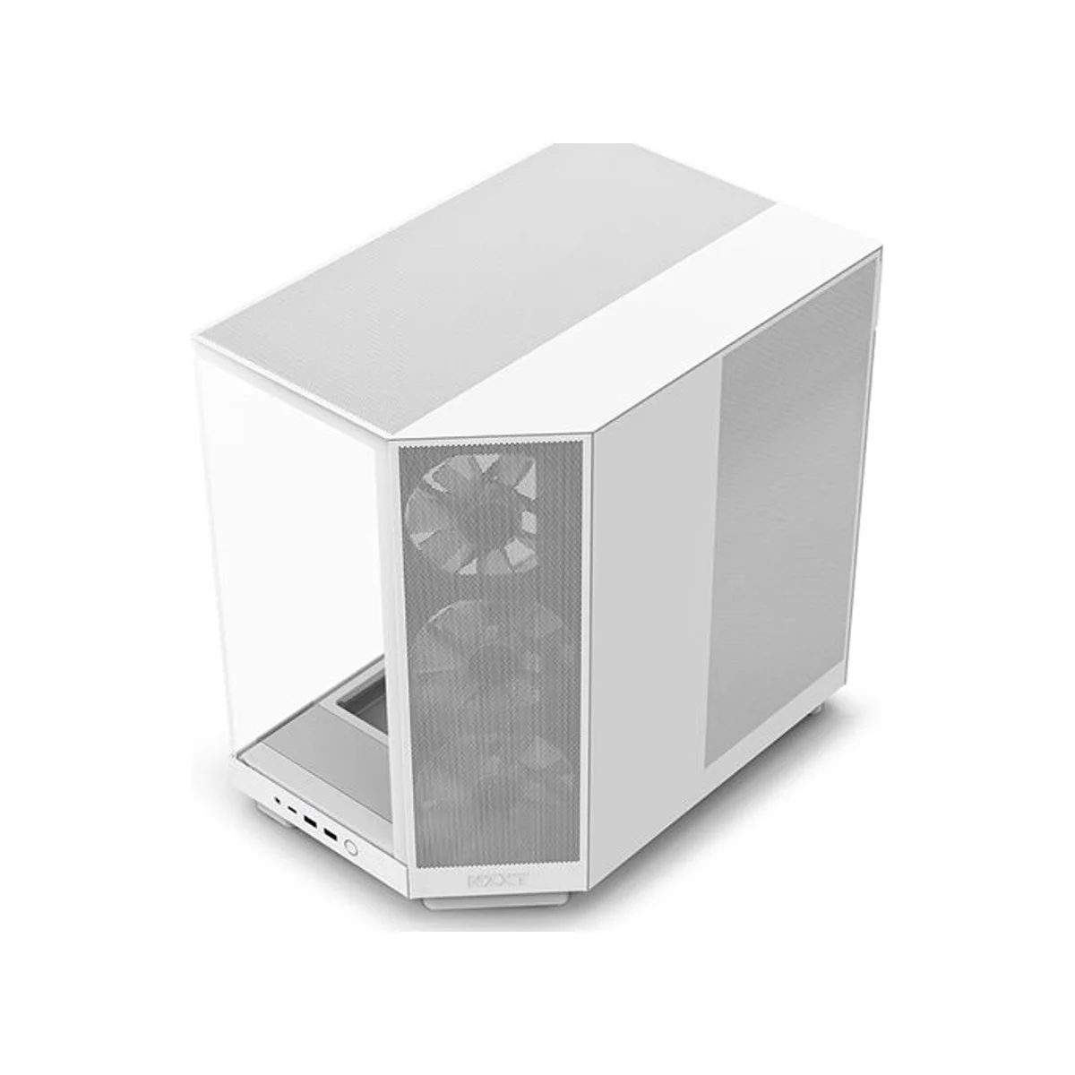 NZXT H6 Flow RGB ATX Dual-Chamber Mid Tower Gaming Case – White - CC-H61FW-R1 view 3