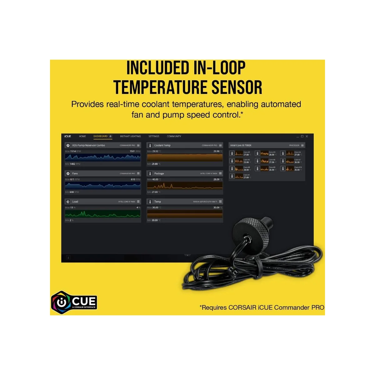 CORSAIR Hydro X Series XD5 RGB Pump/Reservoir Combo - Black - CX-9040002-WW view 8