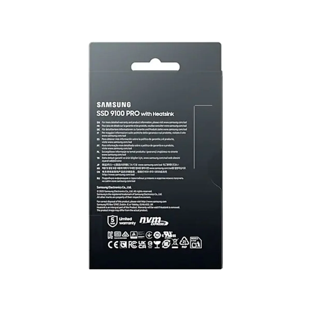 Samsung 9100 PRO 1TB NVMe PCIe Gen 5 M.2 2280 SSD with Heatsink – MZ-VAP1T0CW view 5