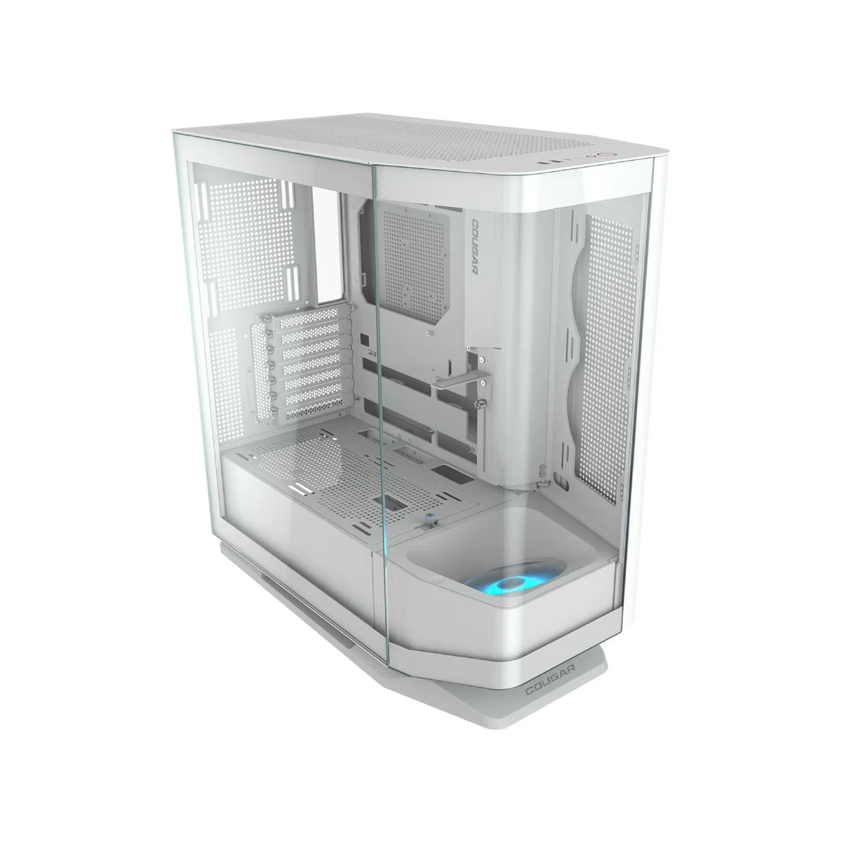 Cougar FV270 Glass Panoramic E-ATX Gaming Case - White - Fv270-White view 3