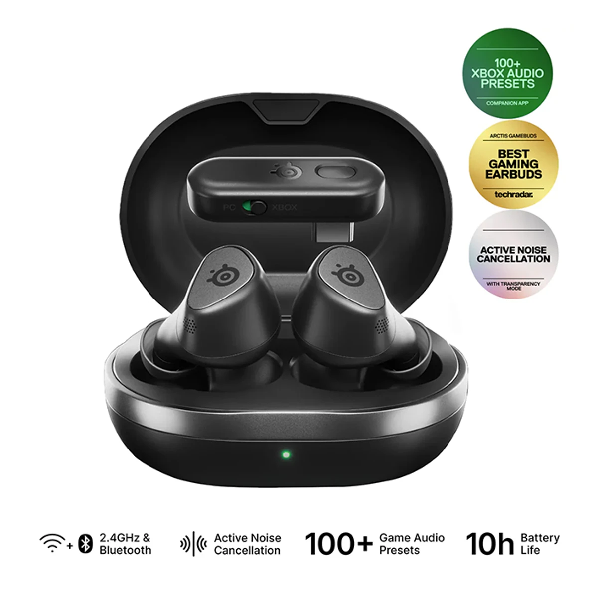 SteelSeries Arctis for XBOX In-Ear Wireless GameBuds - Black | 61681