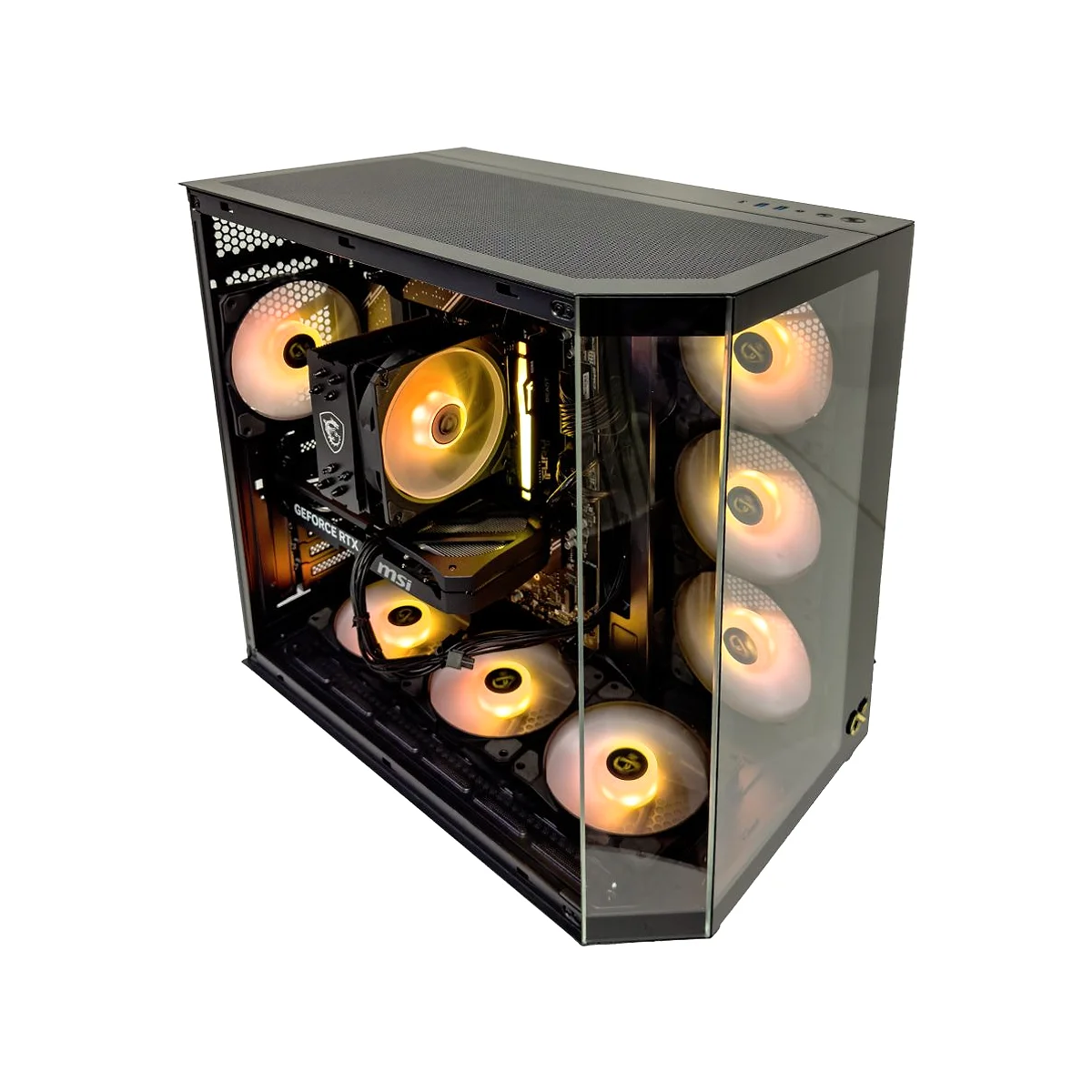 Gaming PC Ember (Core i5-14400F, 16 GB DDR5 RAM, RTX 5060 Ti 8GB GPU) - Powered by MSI view 2