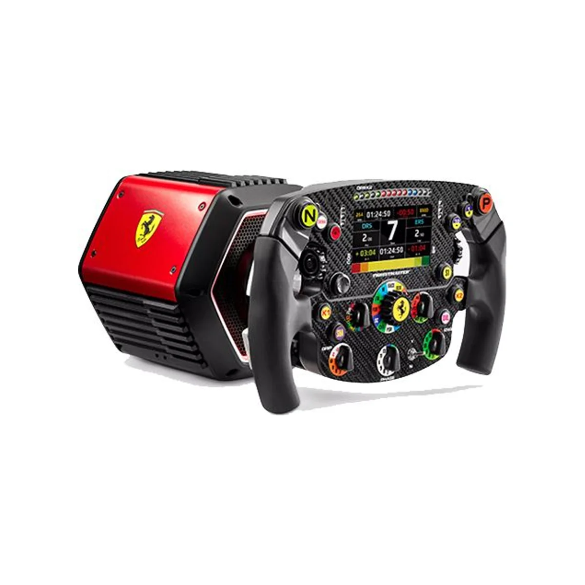 THRUSTMASTER T818 Ferrari SF1000 Simulator Wheel Direct Drive Force Feedback (10 Nm Torque, 4.3" Display, Quick Release) - TM-WHL-T818-SF1000 view 3