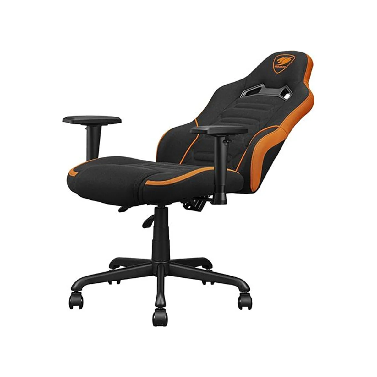 COUGAR Fusion SF Woven Fabric Gaming Chair - Orange/Black (Lumbar Pillow, Neck Pillow, 2D Armrests, Steel Base) - 3MFSFORB.0001 view 5