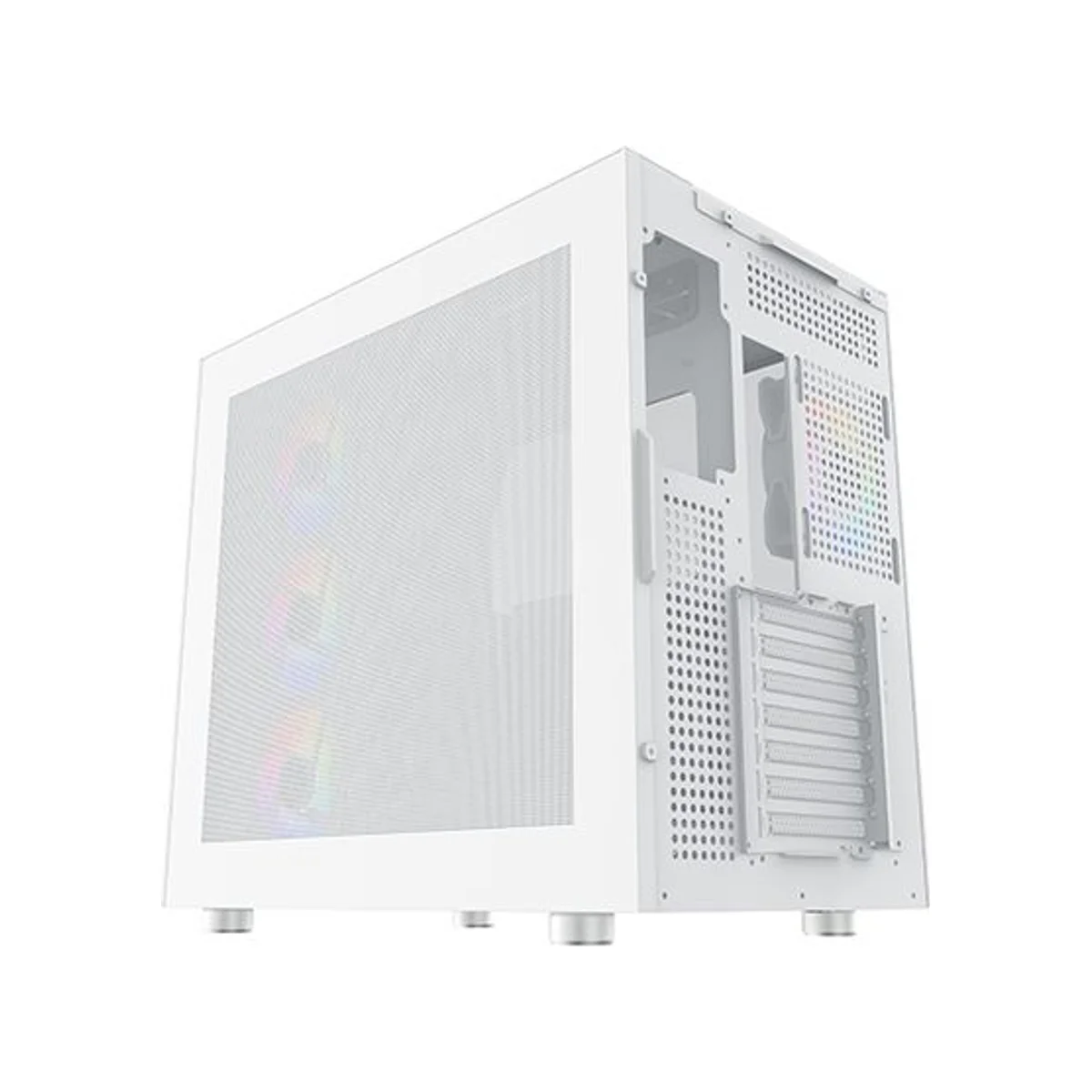 Xigmatek Aqua Ultra Arctic Tempered Glass RGB E-ATX Mid-Tower Gaming Case - White - EN40689 view 4