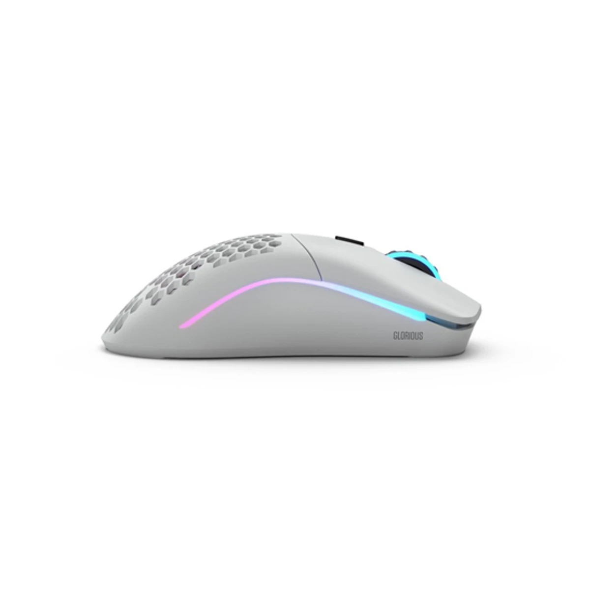 Glorious Model O Minus Wireless Gaming Mouse - Matte White (19000 DPI, 400 IPS, 65g) - GLO-MS-OMW-MW view 5