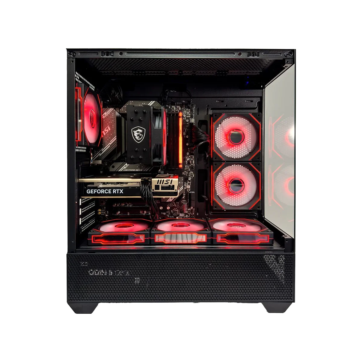 Gaming PC Frozr (Core i5-14400F, 16 GB DDR5 RAM, RTX 5060 8GB GPU) - Powered by MSI view 3