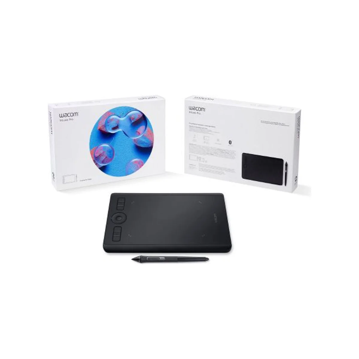 Wacom Intuos Pro Small Pen Tablet (PTH460K0B) - Wacom Pro Pen 2, Battery-Free Pen