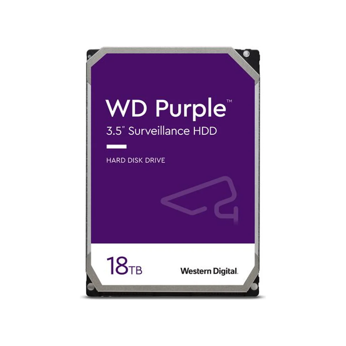 Western Digital Purple 18TB 7200RPM 512MB Cache SATA III 3.5" Surveillance HDD – WD180PURZ