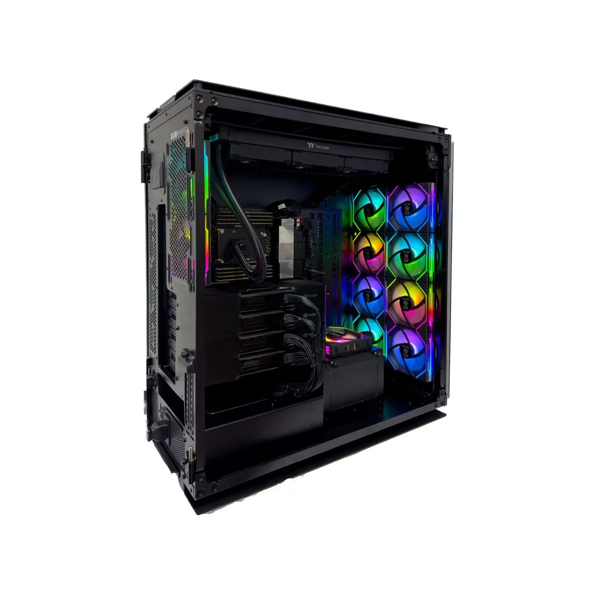Titanic AI Workstation (Threadripper Pro 9995WX, 512GB DDR5 RAM, 4x RTX PRO 6000 96GB GPU) - Titanic_AI_Workstation view 5