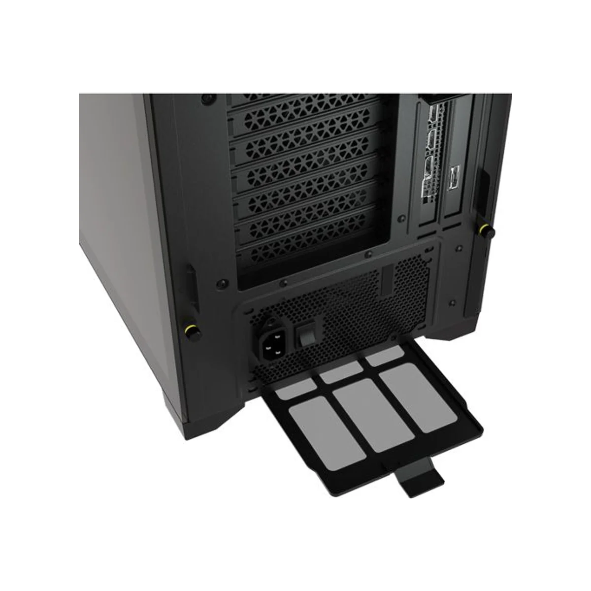Corsair iCUE 5000X Tempered Glass RGB E-ATX Gaming Case - Black - CC-9011212-WW view 5