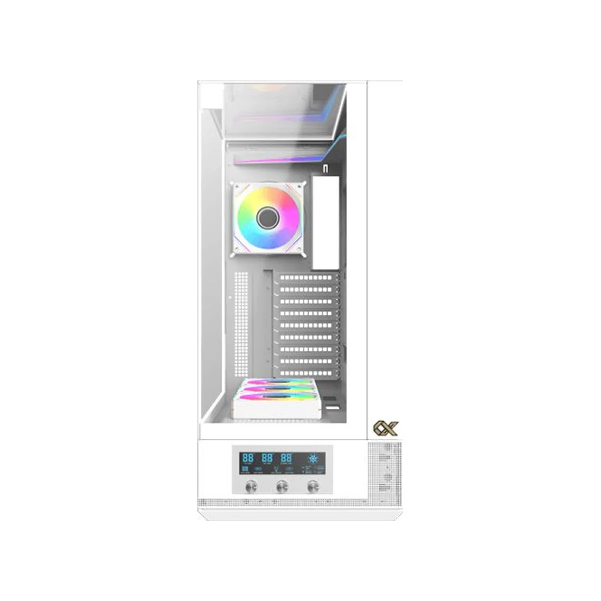 Xigmatek Arctic Pro Tempered Glass Vision Full-Tower Gaming Case - White - EN45172 view 2