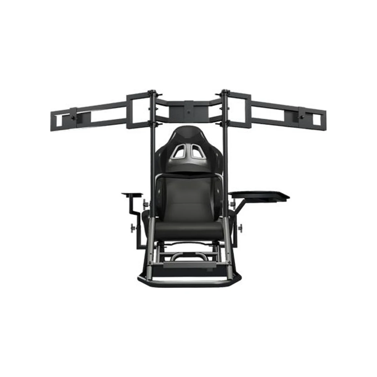 OBUTTO Obutto Ozone Triple Monitor Mount - 030010002 (3x 27" Monitors, VESA Compatible, Vertical/Horizontal) - OB OZC TMM view 4