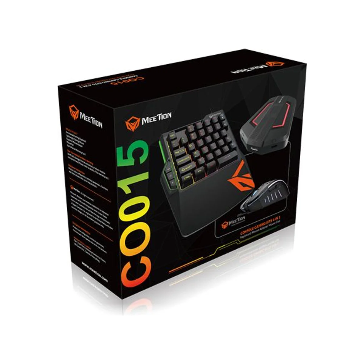Meetion Gaming Kit Console Keyboard and Mouse Bundle Converter (RGB, Multi-Platform) - MT-CO015 view 6