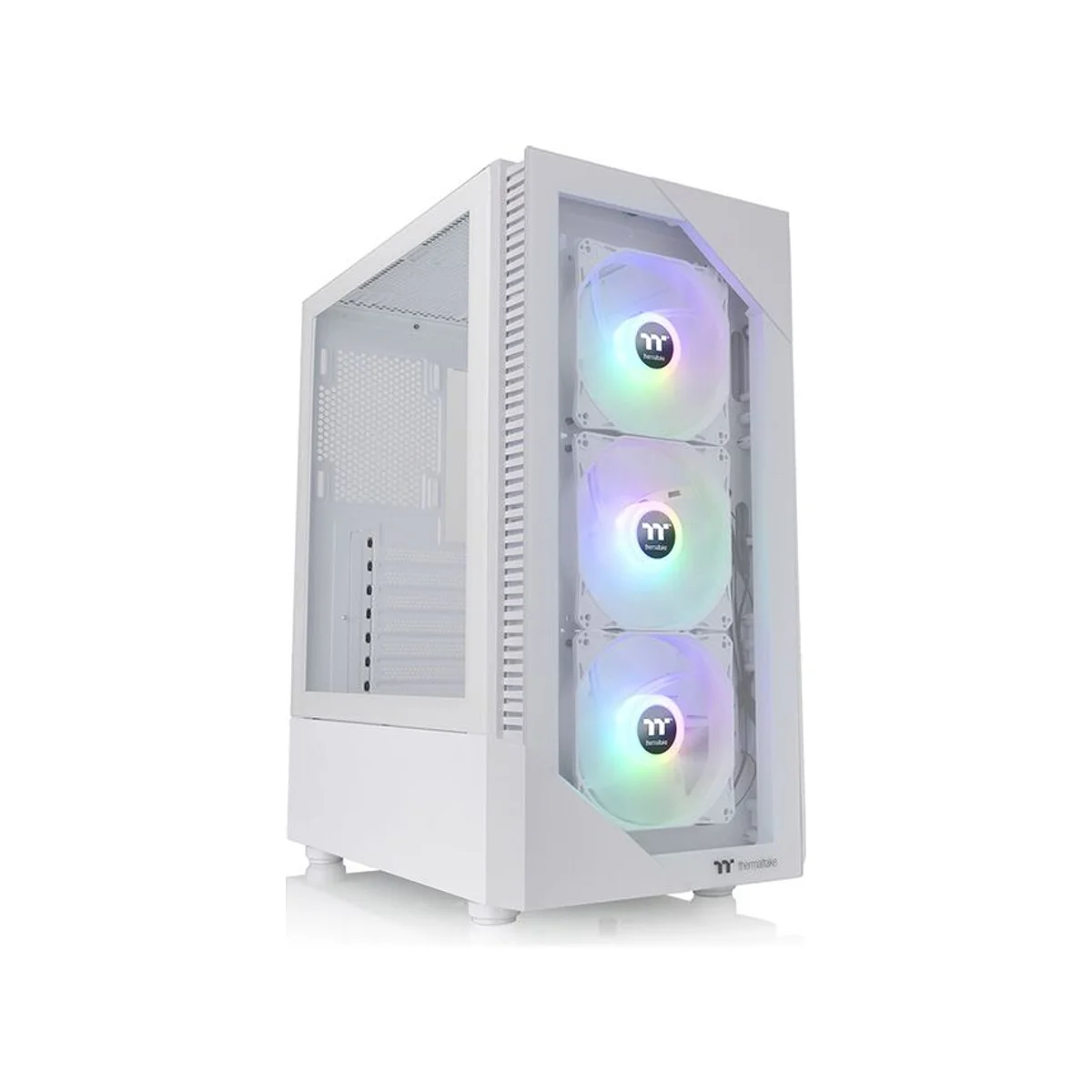 Thermaltake View 200 Tempered Glass ARGB ATX Gaming Case - White - CA-1X3-00M6WN-00 view 2