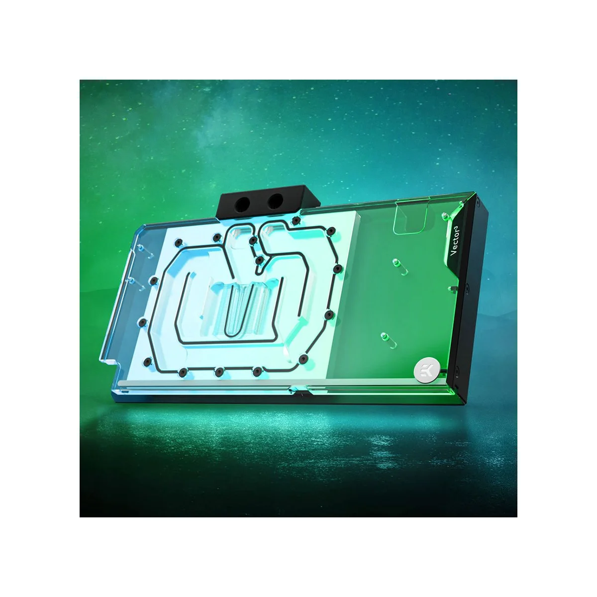 EKWB EK-Quantum Vector 3 TUF RTX 5090 Plexi Black - Full-Cover GPU Water Block (Plexi Top, Nickel-Plated Copper, D-RGB) - 3831129901094 view 2