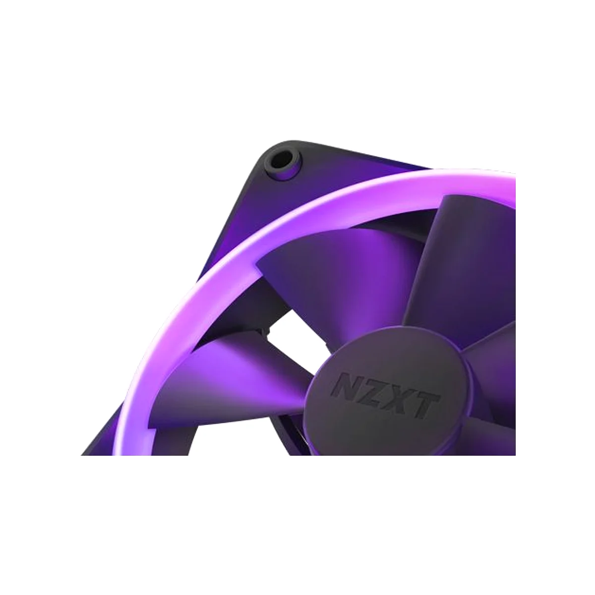 NZXT F120 RGB 120mm RGB Black Triple Fan - RF-R12TF-B1 view 3