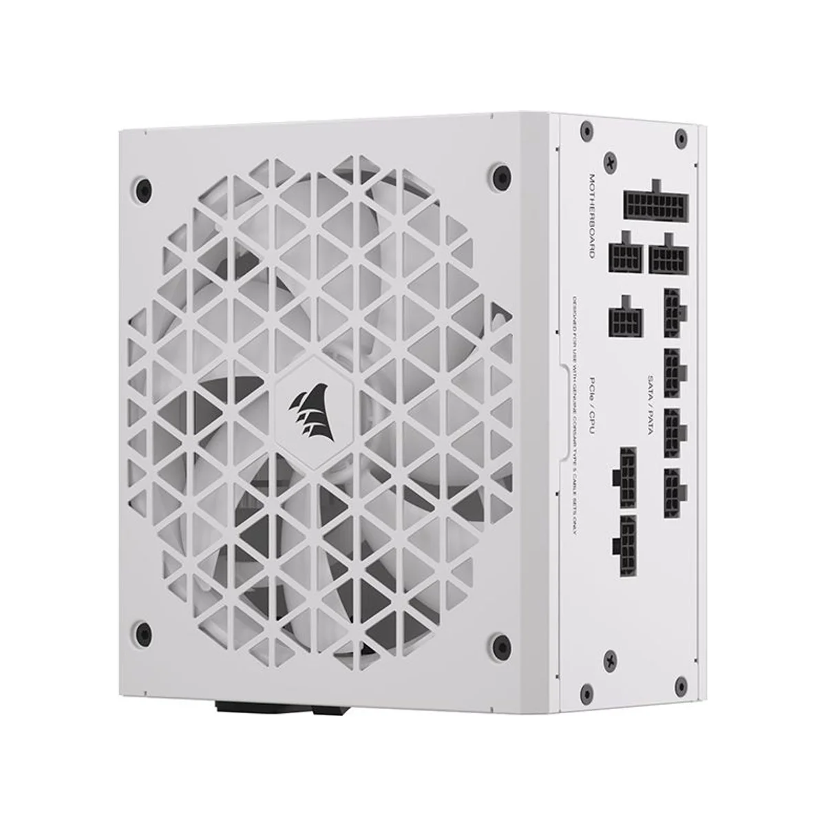 CORSAIR RM750x SHIFT 750W 80 PLUS Gold Fully Modular ATX Power Supply (White, ATX 3.1, 140mm FDB Fan) - CP-9020273-UK view 3