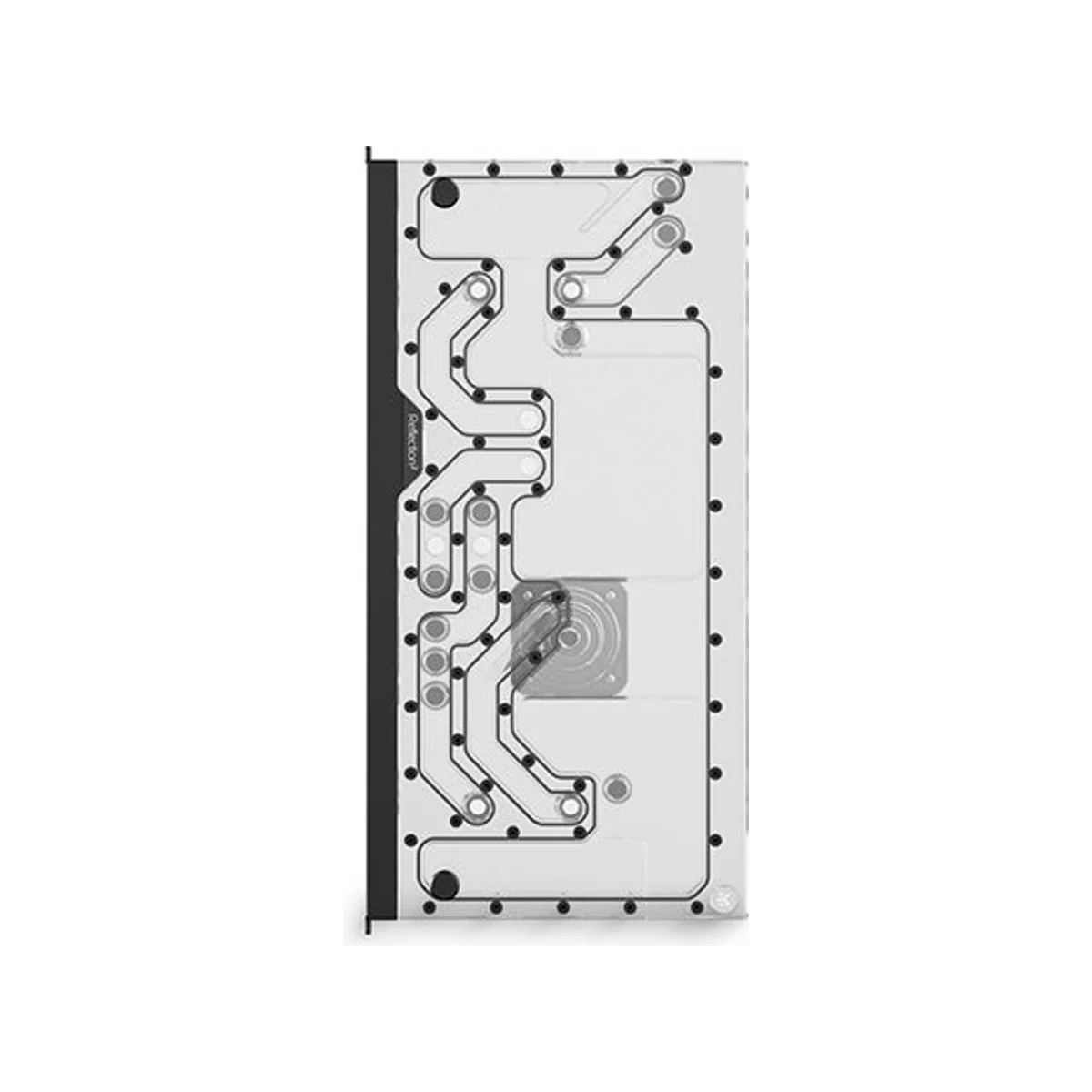 EKWB EK-Quantum Reflection² PC-O11D EVO XL D5 PWM D-RGB - Plexi Distro Plate (525ml, 16x G1/4", D-RGB) - 3831109908532 view 3