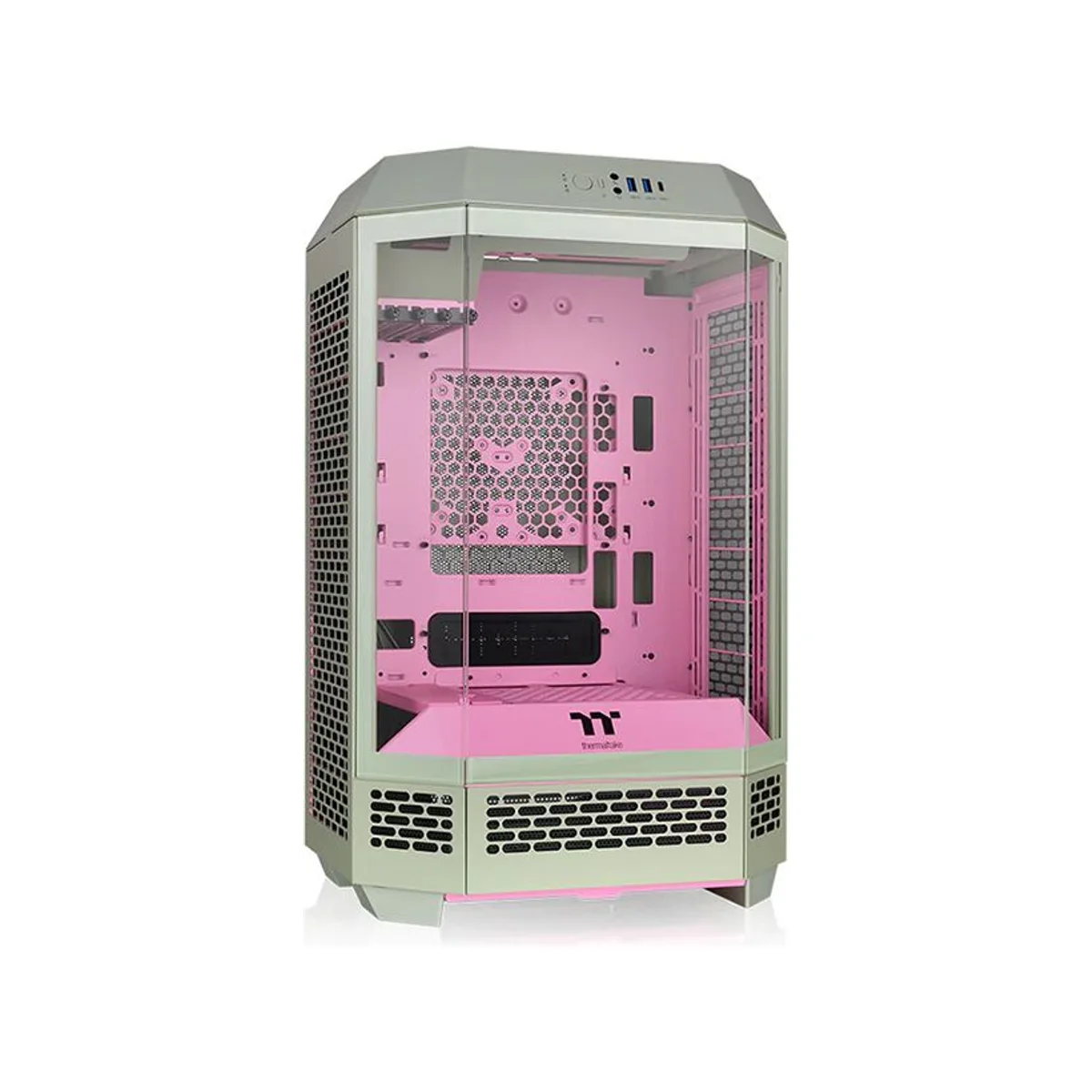 Thermaltake The Tower 300 Plum Tempered Glass Micro-ATX Gaming Case - CA-1Y4-00SJWN-00