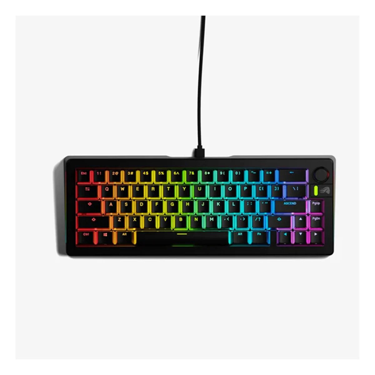 Glorious GMMK 3 Prebuilt 65% Mechanical Gaming Keyboard - Black | GMMK3-65-FOX-W-B-AR