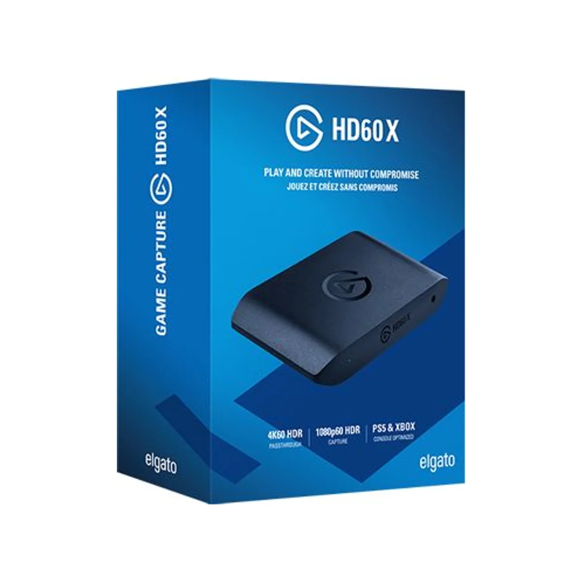 Elgato HD60 X External Capture Card (4K60 HDR10 Passthrough, 1080P60 HDR Recording, Unlimited Capture, Instant Gameview) - 10GBE9901