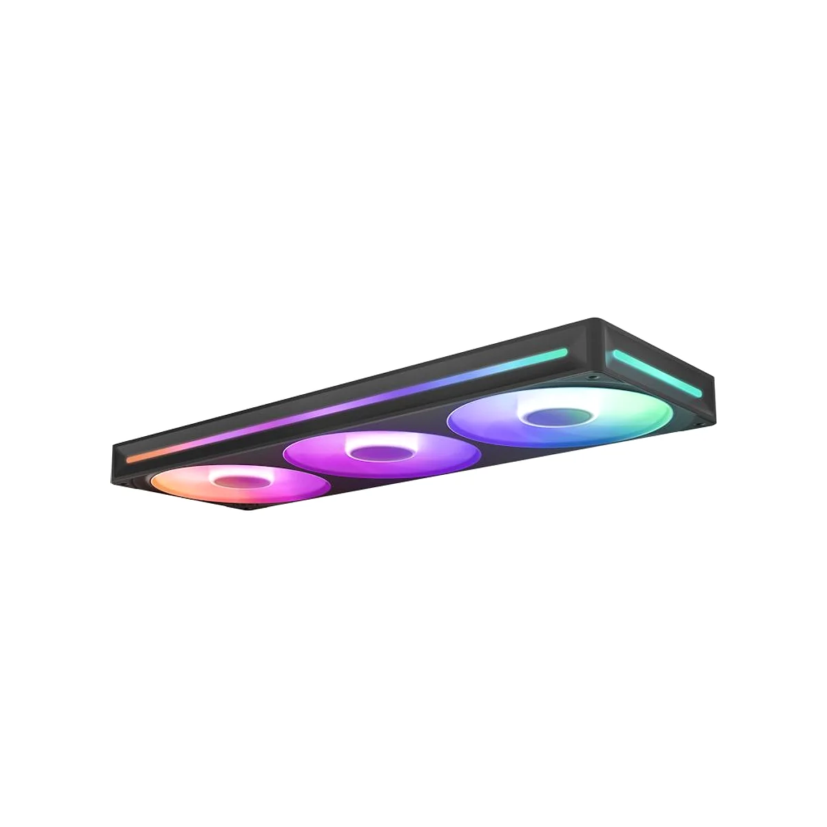 NZXT F360 RGB Core 360mm RGB Computer Case Fan - Black - RF-U36HF-B1 view 3