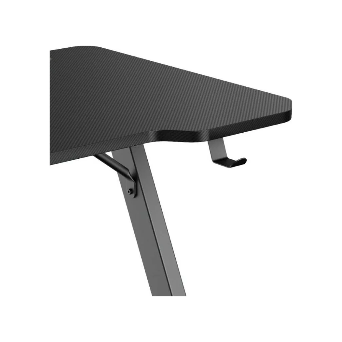 GAMEMAX GamerTek Z-Desk Gaming Desk with Headset & Cup Holder (120x60cm, Black) - GamerTek-Z-Desk-BLK view 4